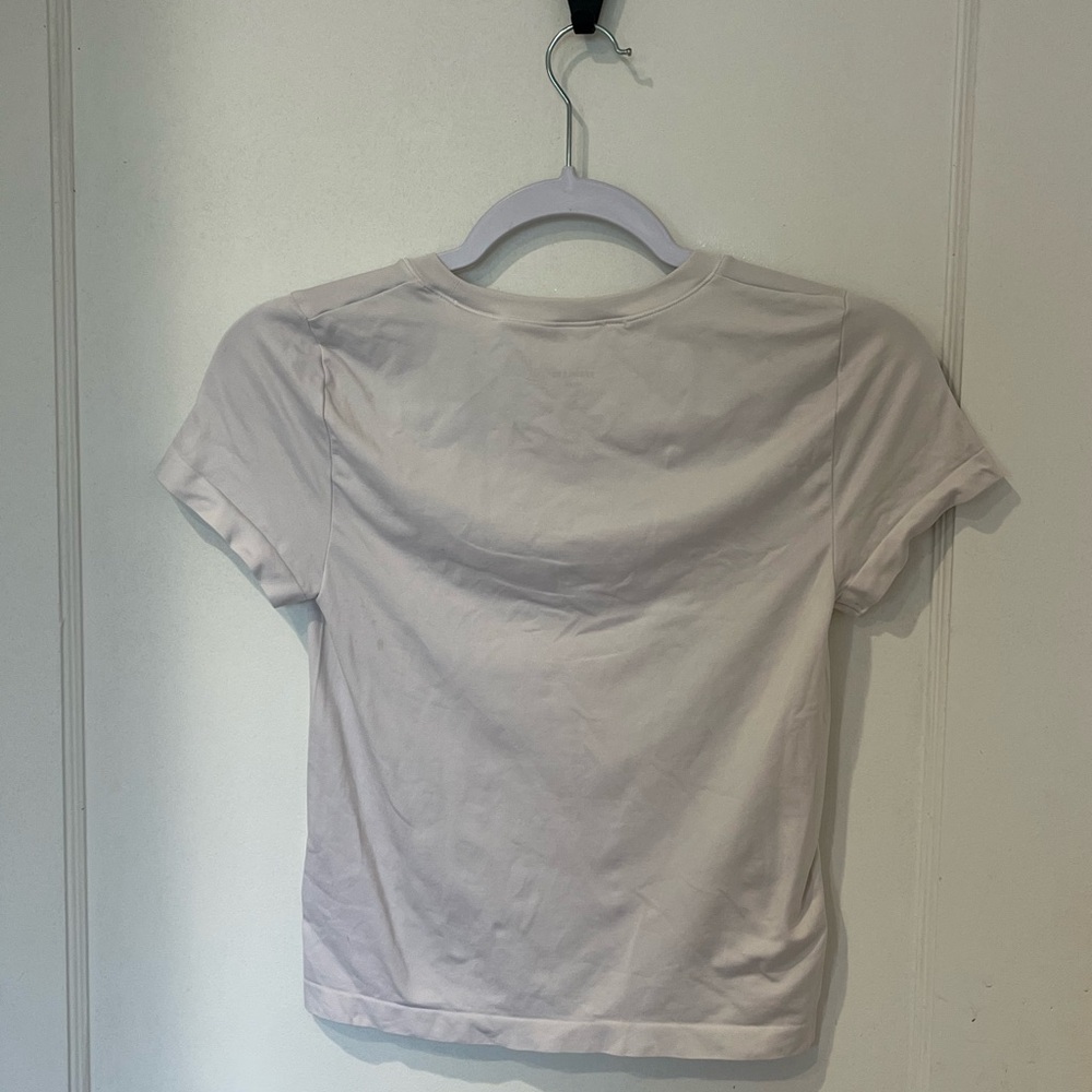 White Crewneck Women's Tee - Picture 2 of 4